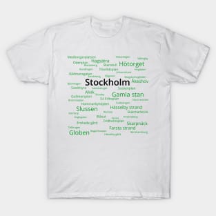 Stockholm Gröna Linjen T-Shirt